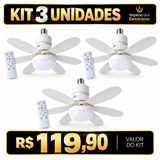 Kit com 3 unidades